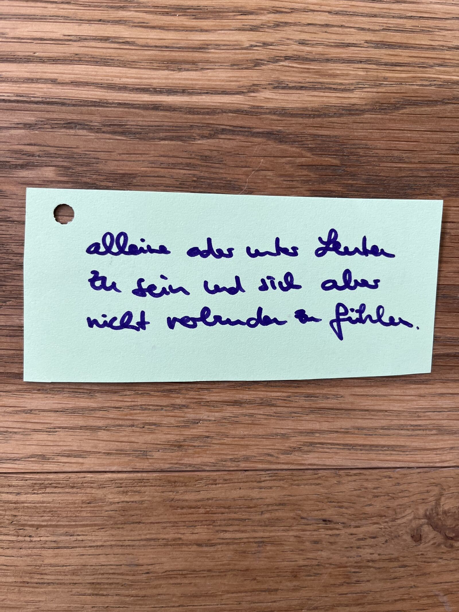Einsamkeit Dialogschleife