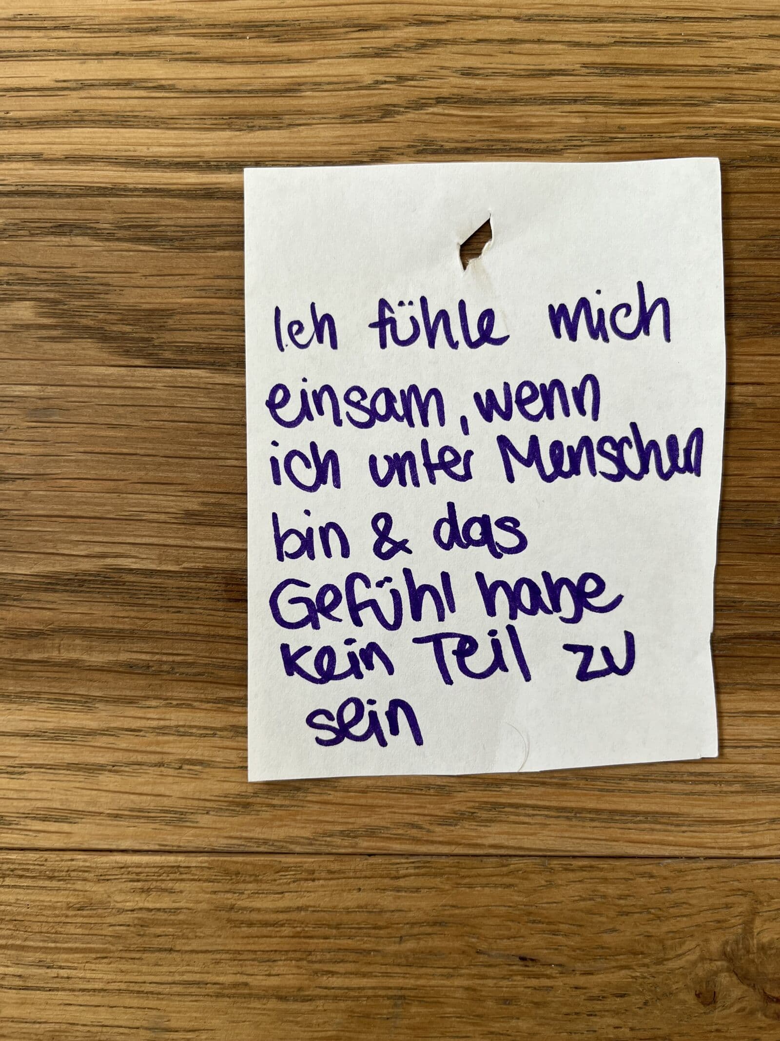 Einsamkeit Dialogschleife