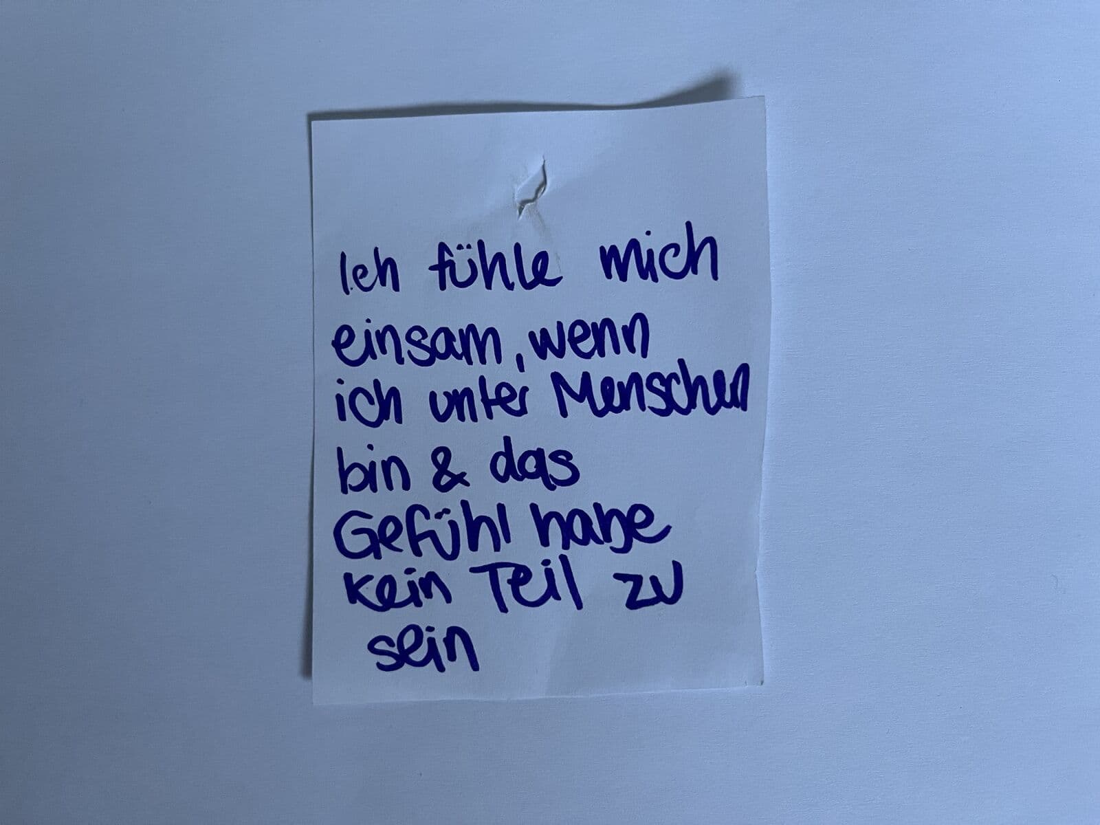 Einsamkeit Dialogschleife