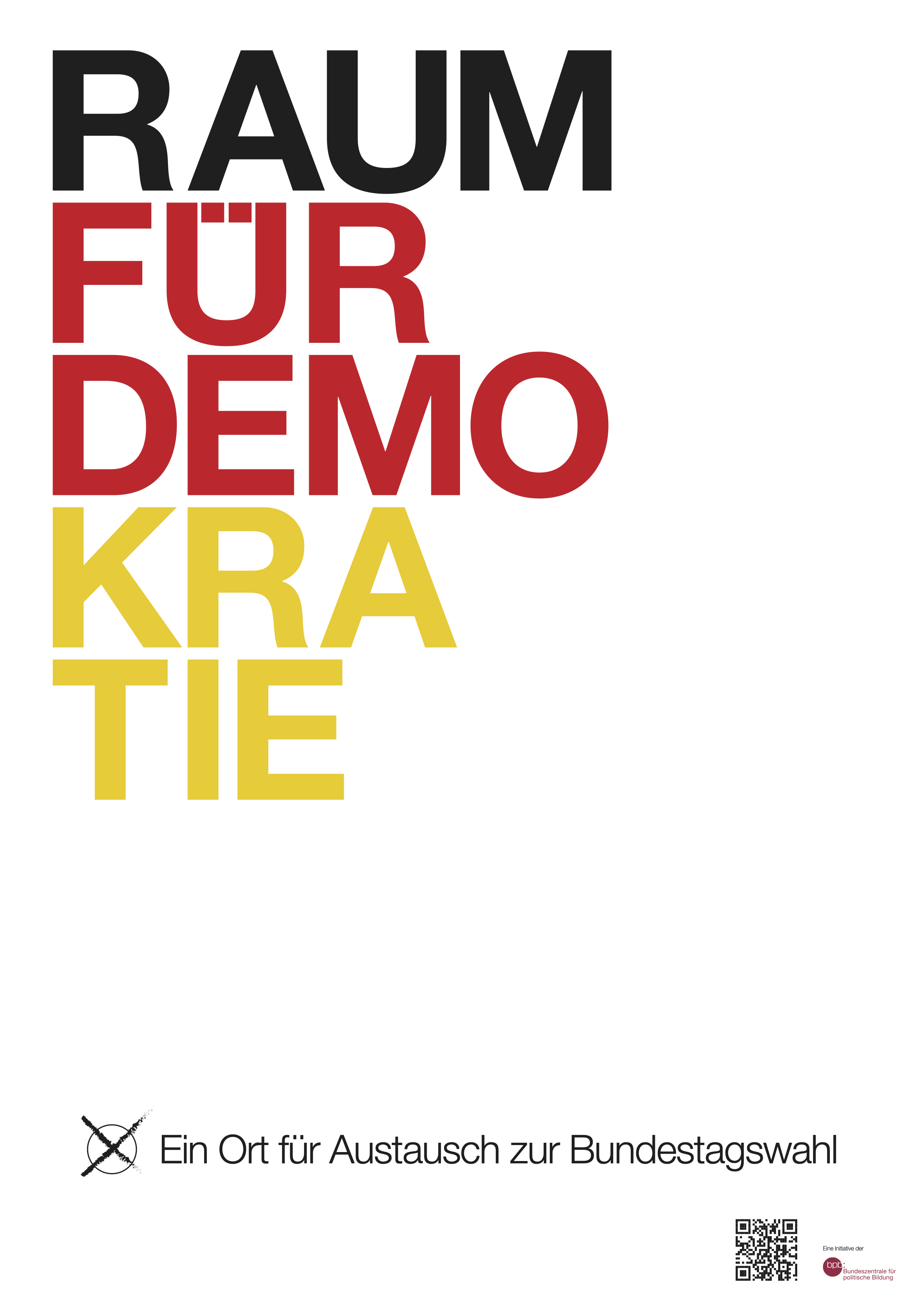 bpb Poster Raum für Demokratie